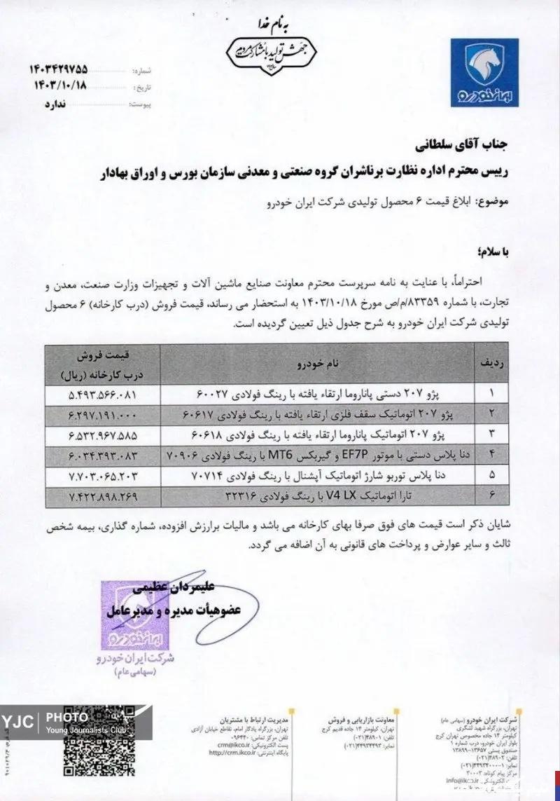 ۶ محصول ایران خودرو در کارخانه گران شدند؟ + جزئیات