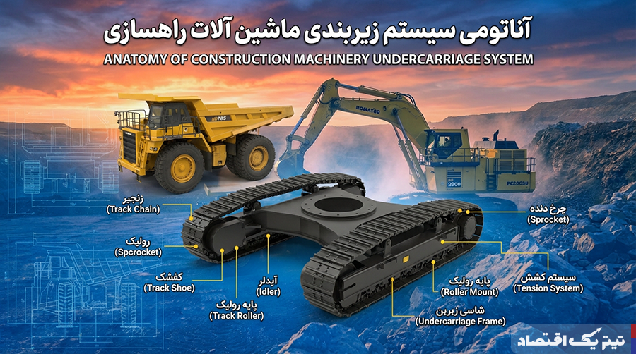 آناتومی سیستم زیربندی ماشین آلات راهسازی