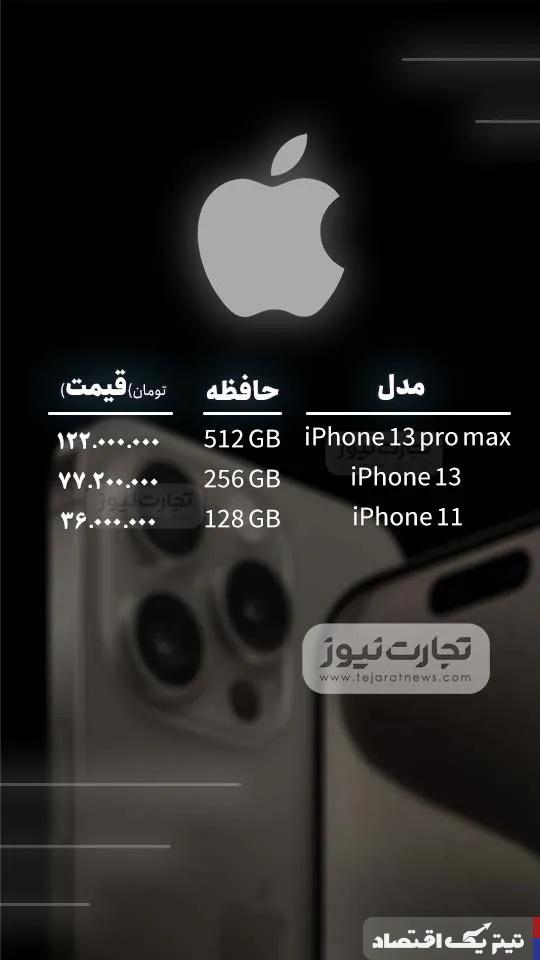 قیمت گوشی موبایل امروز 3 خرداد ۱۴۰۴ + جدول