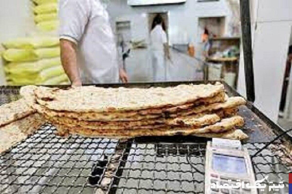 قیمت نان در استان تهران هیچ تغییری نکرده است