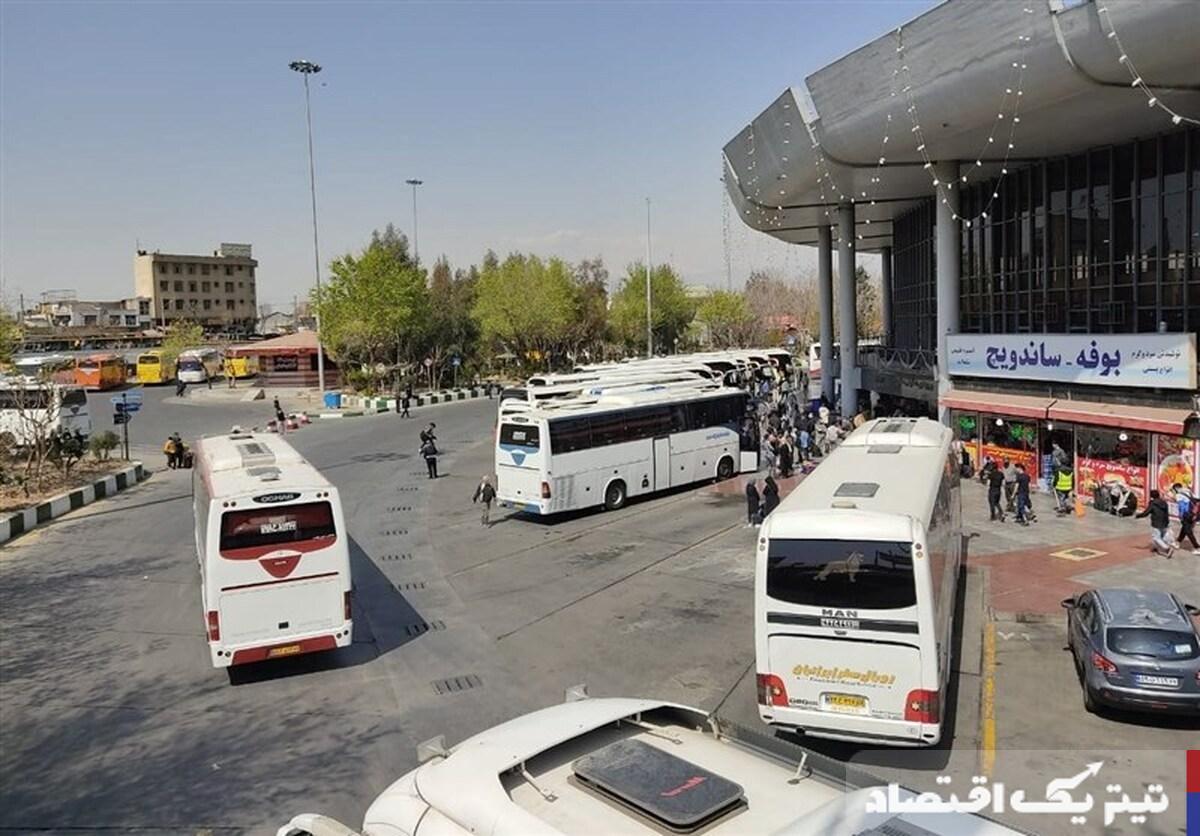 لیست کامل نرخ بلیت اتوبوس در ایام اربعین ۱۴۰۴