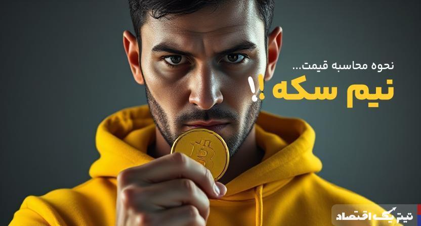 قیمت نیم سکه چگونه محاسبه می‌شود؟