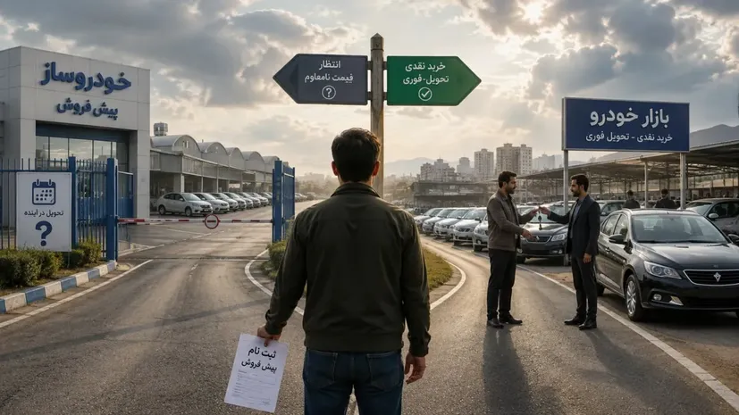 پیش‌فروش خودرو دیگر جذاب است؟ خریداران میان قیمت نامعلوم و تحویل فوری گرفتار شدند