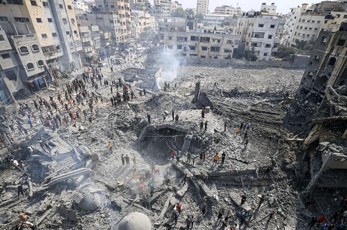 ویدئو | غزه، هم‌ا‌کنون در زیر بمباران شدید رژیم اشغالی